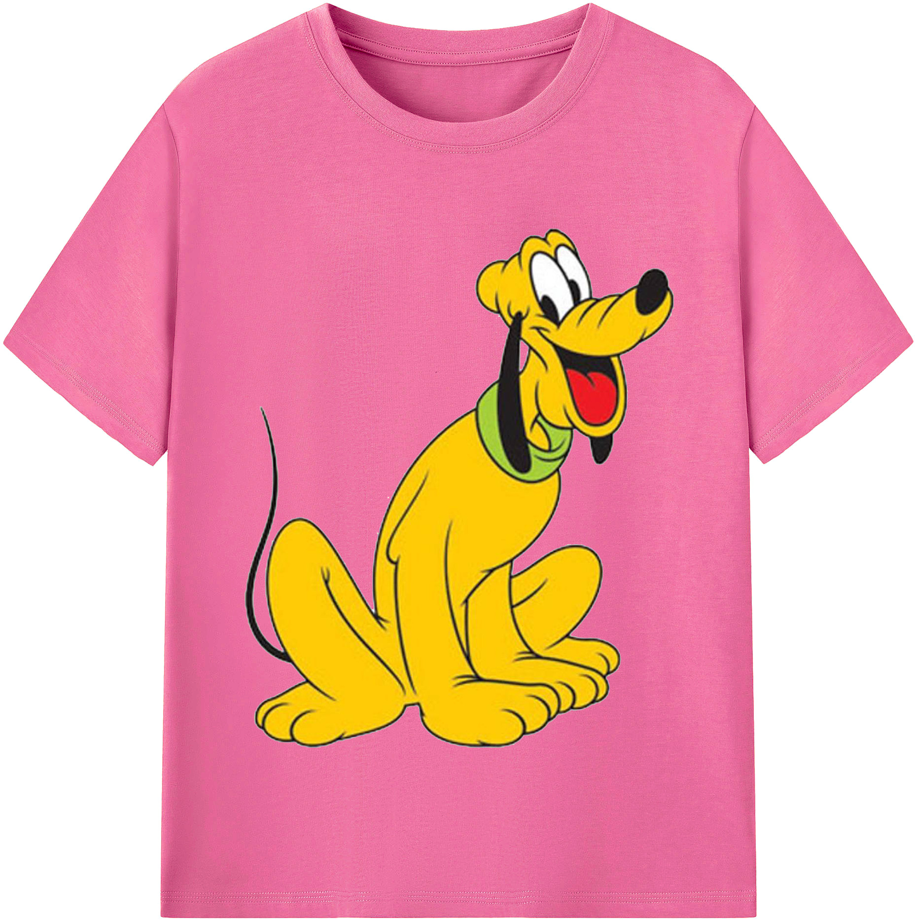 （画像用） ミッキーマウス Mickey Mouse レディースカジュアルプリントTシャツ（綿100％）